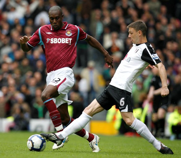 Carlton Cole er hér til vinstri.