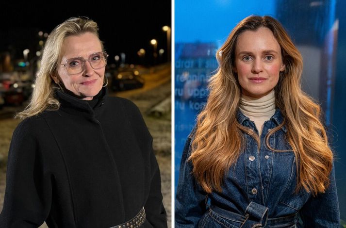 Heiða Björg Hilmisdóttir og Hildur Björnsdóttir.