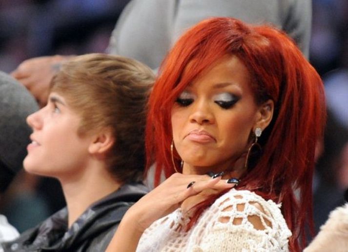 Rihanna er býsna vinsæl á Facebook. Mynd/ afp.