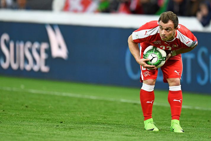 Shaqiri var á skotskónum í Þórshöfn.