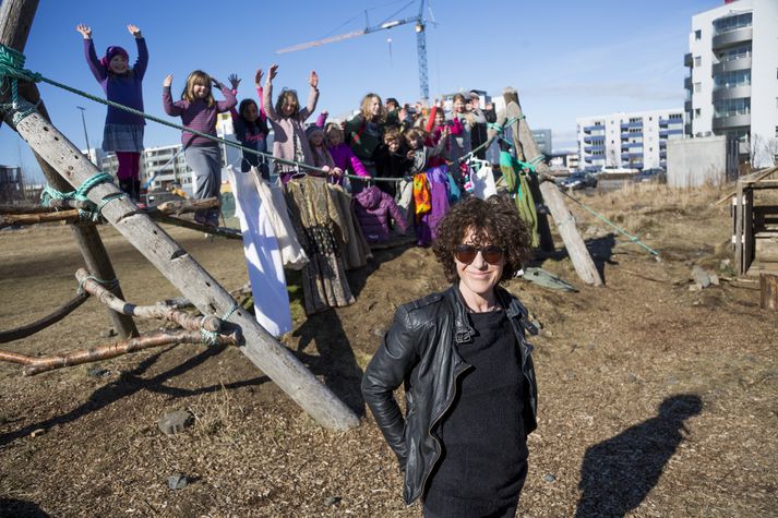 „Skólinn hefur skýra umhverfisstefnu,” segir Nanna Björk. 