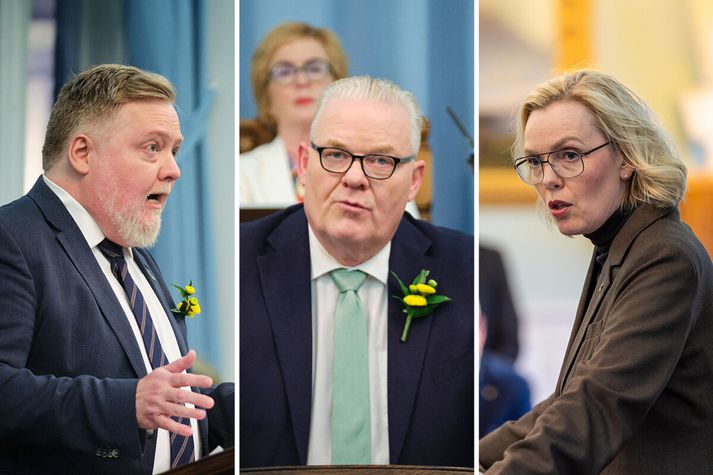 Formenn stjórnarandstöðuflokkanna stigu allir í pontu og kröfðu forsætisráðherra svara vegna stöðunnar í efnahagsmálum.