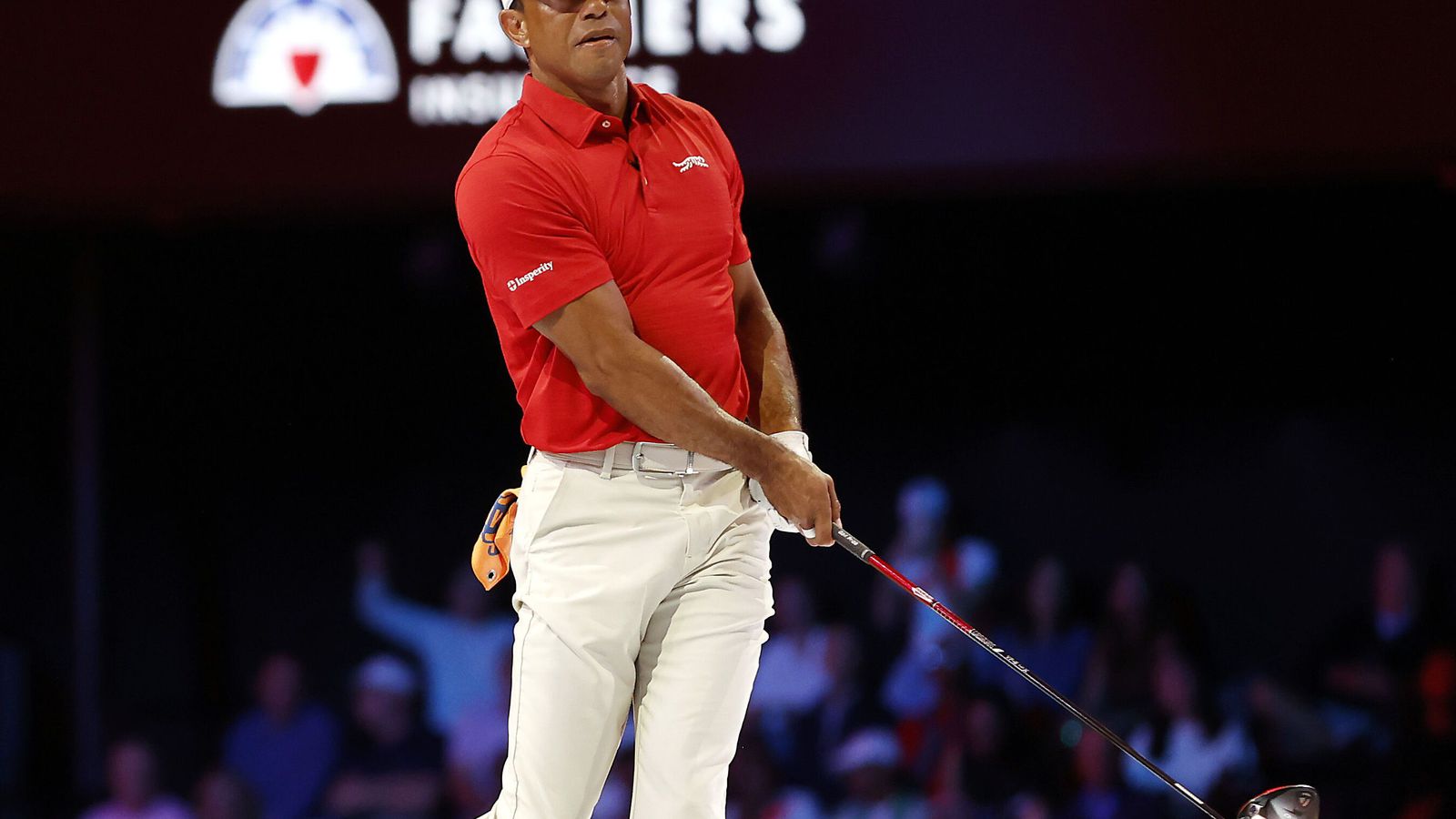 Tiger fékk skell í endurkomunni en úti­lokar ekki þátt­töku á Masters