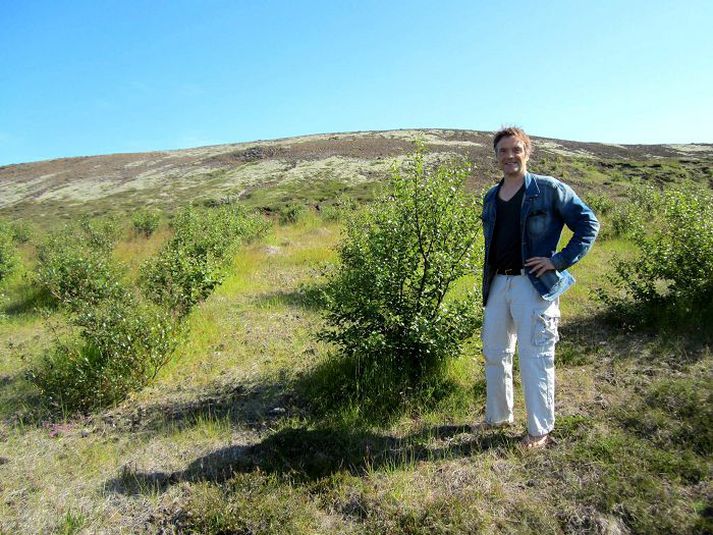 Þessi mynd var tekin síðasta sumar í Lágafelli í landi Grindavíkur.