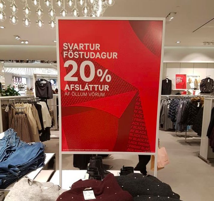 Neytandi sem ætlar að kaupa sér einar buxur fær ekki 20% afslátt.