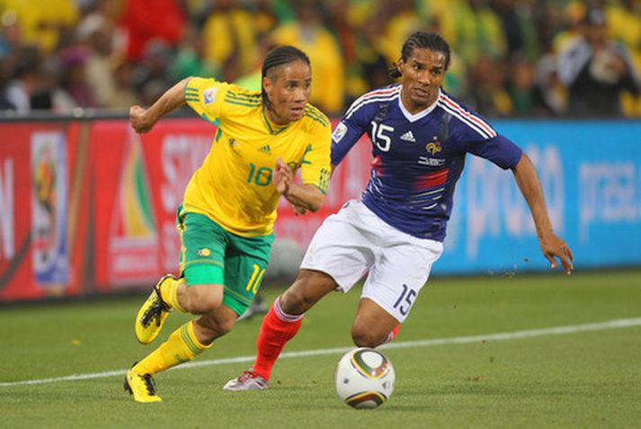Florent Malouda í leiknum gegn Suður-Afríku.