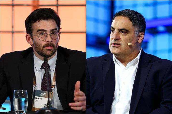 Frændurnir Hasan Piker og Cenk Uygur eru eru róttækir vinstri menn og þekktir stjórnmálaskýrendur í Bandaríkjunum. Þeir hafa úttalað sig mikið gegn Ísrael og aðgerðum þeirra á Gasaströndinni.