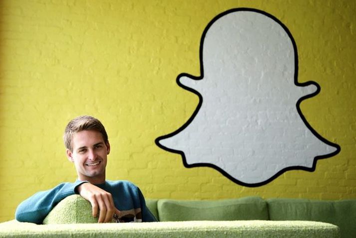 Evan Spiegel, stofnandi snjallsímaforritsins Snapchat.