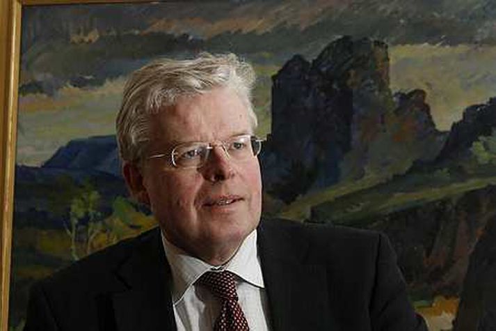 Einar Kristinn Guðfinnsson sjávarútvegsráðherra er í Brussel.