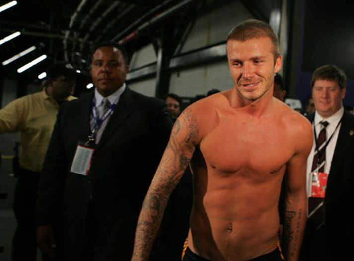 Beckham fækkar fötum fyrir aðdáendur sína