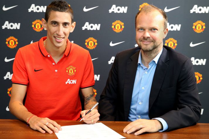 Ed Woodward og félagar punguðu út 59,7 milljónum punda fyrir Ángel Di María.