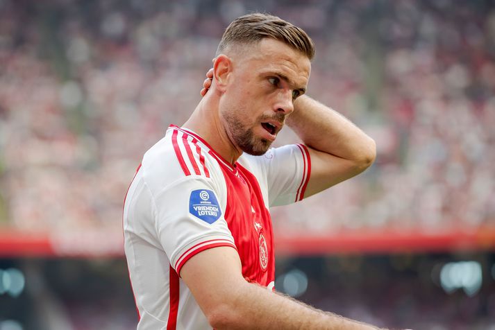 Jordan Henderson kláraði tímabilið með Ajax í Hollandi.