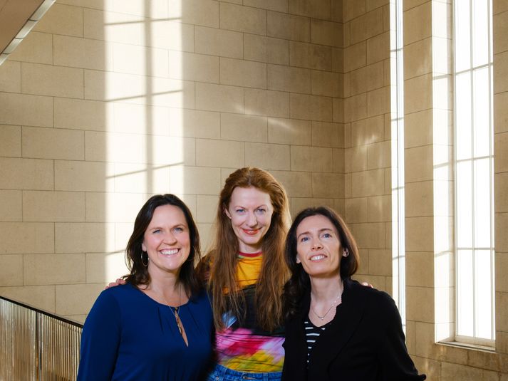 Sigrún Helga Lund, prófessor í tölfræði,  Anna Helga Jónsdóttir, prófessor í tölfræði,  og Valentina Giangreco Puletti, prófessor í stærðfræðilegri eðlisfræði.