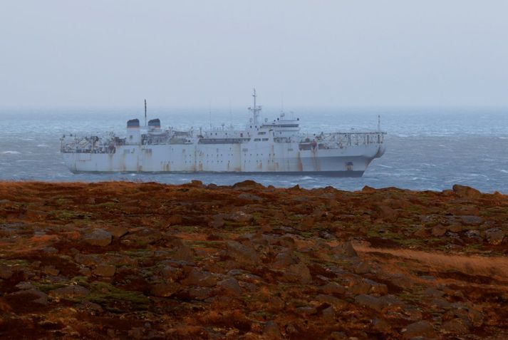 Skipið USNS Zeus í Breiðafirði.