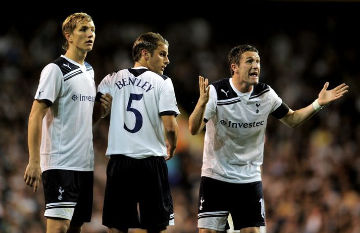 Keane í leik með Spurs.