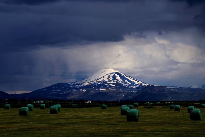 Skjálftinn varð við Vatnafjöll sunnan af Heklu klukkan 3.17 í nótt.