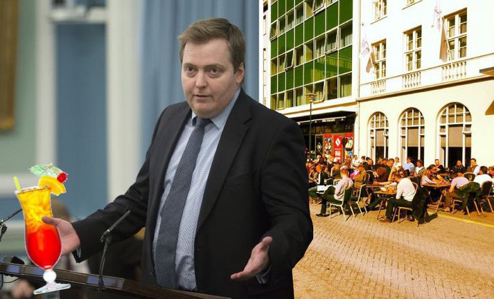Sigmundur Davíð hefur verið mikið í fjölmiðlum í dag.