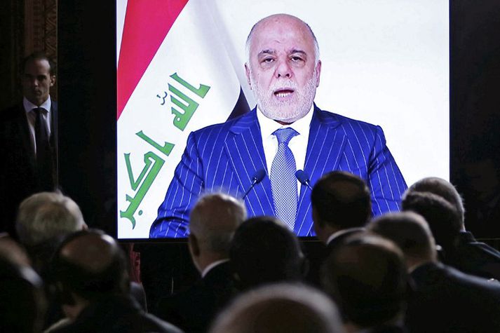 Haider al-Abadi ávarpaði Íraka í nótt.