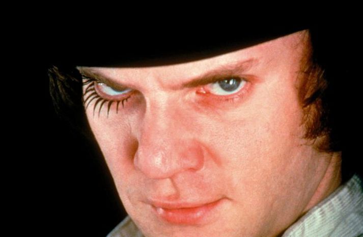 Alex í kvikmyndaaðlögun Kubricks á A Clockwork Orange.