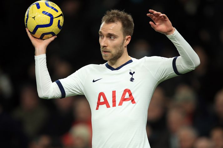 Eriksen lék með Tottenham á árunum 2013-20.