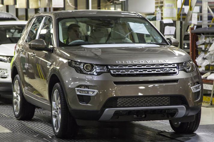 Land Rover Discovery Sport framleiddur.