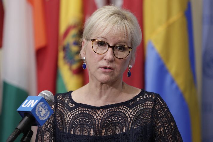 Margot Wallström tók við embætti forsætisráðherra Svíþjóðar á haustdögum 2014.