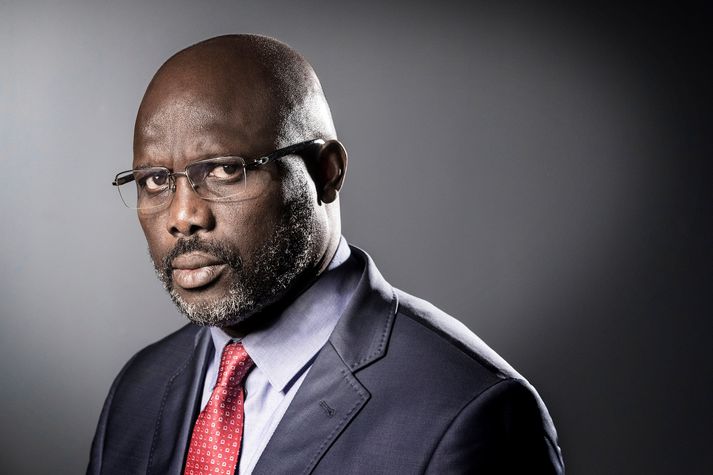 George Weah, nýr forseti Líberíu.