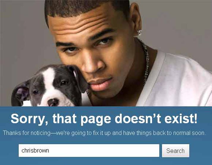 Chris Brown reifst við bandaríska grínistann Jenny Johnson á Twitter um helgina og lét ljót orð falla. 
Nordicphotos/getty