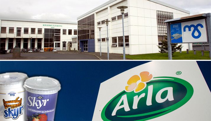 Arla og Skyr hafa verið í samkeppni lengi en nú auglýsir Arla með 