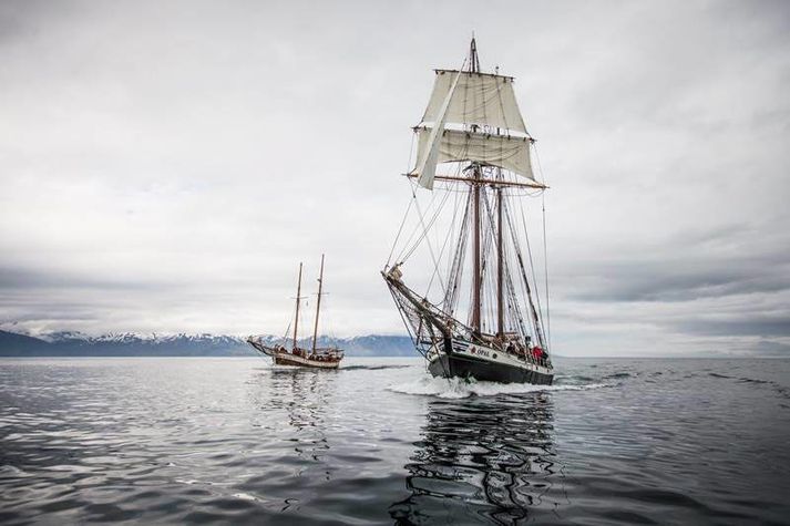 Skonnortan Opal er rafknúin. mynd/Norðursigling