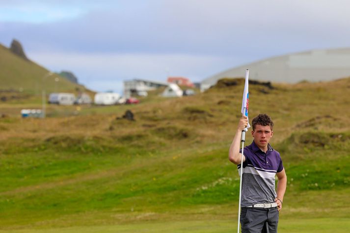 Sigurður Bjarki Blumenstein jafnaði vallarmetið í Eyjum.