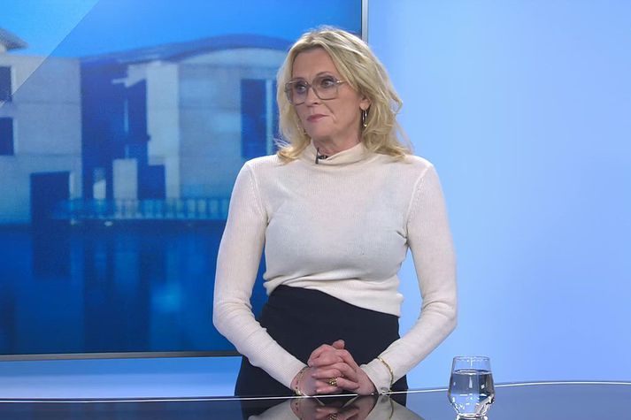 Heiða Björg Hilmisdóttir borgarstjóri mætti í settið.