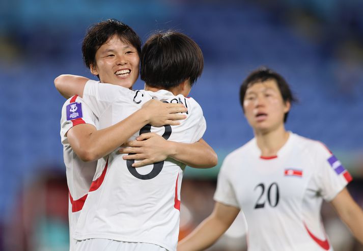 Norður-Kórea er á leiðinni aftur á HM í fyrsta sinn síðan árið 2011. 