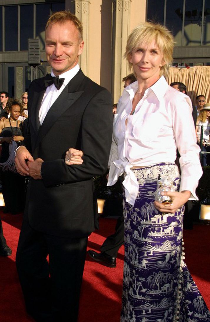 Sting og Trudie Styler. Mynd/AFP