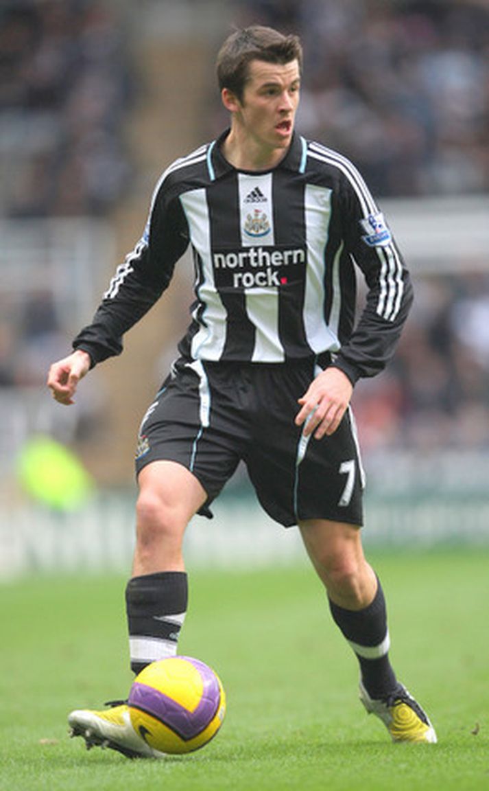 Joey Barton í leik með Newcastle.