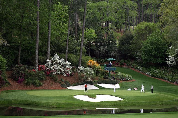 Augusta golfvöllurinn í Bandaríkjunum er einn sá flottasti í heimi.