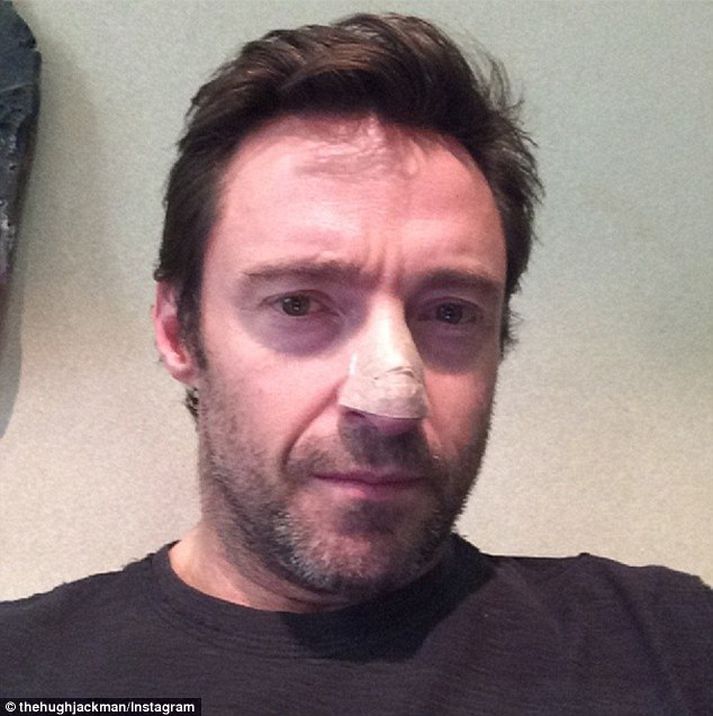 Þessa mynd birti Hugh Jackman á Instagram-síðu sinni.
