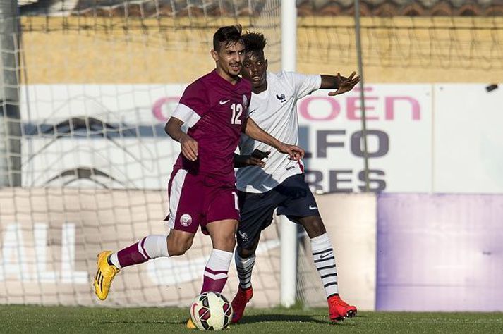 Jordan Diakiese í leik með franska U20-árs landsliðinu.