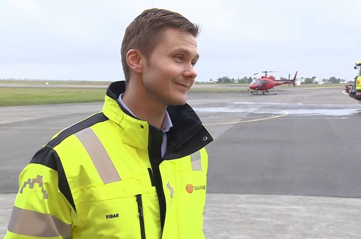 Viðar Jökull Björnsson, flugvallarstjóri á Reykjavíkurflugvelli, verður einn þeirra sem mun hlaupa á Reykjavíkurflugvelli í kvöld.