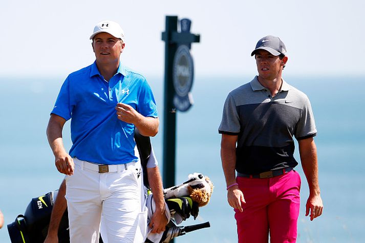 Spieth og McIlroy eiga eftir að standa í ströngu á nýju ári.