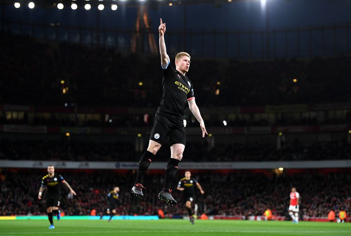 Maður leiksins, Kevin De Bruyne.