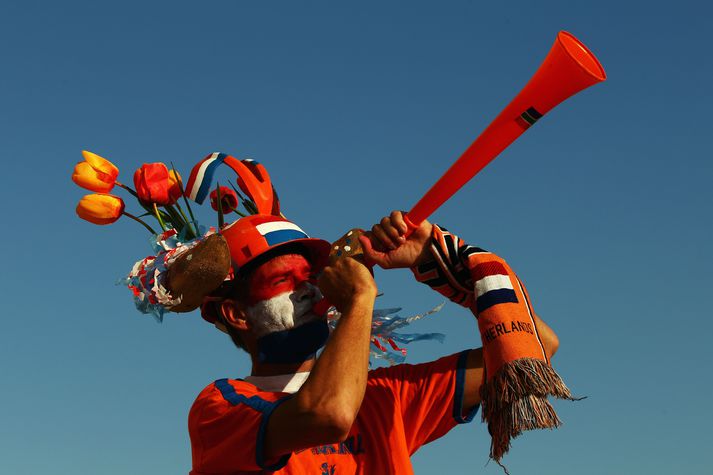 Vuvuzela-lúðurinn náði ekki fótfestu.