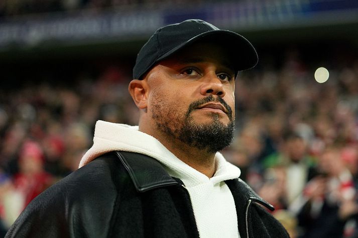 Vincent Kompany var fluttur á sjúkrahús í dag.