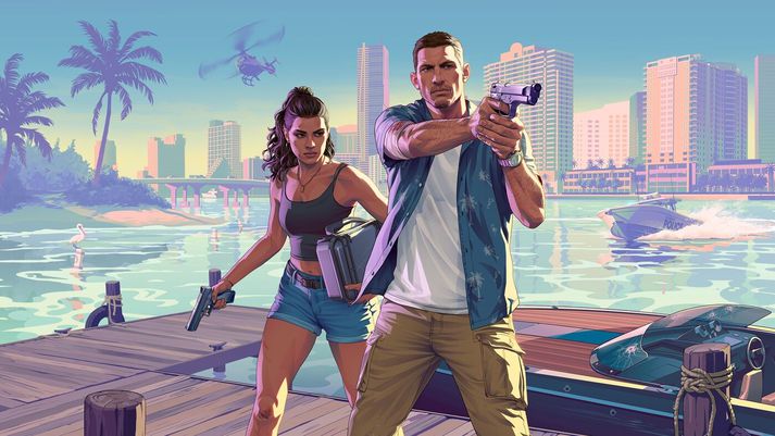 GTA 6 fjallar um þau Luciu og Jason og gerist í Vice City og nærsveitum.