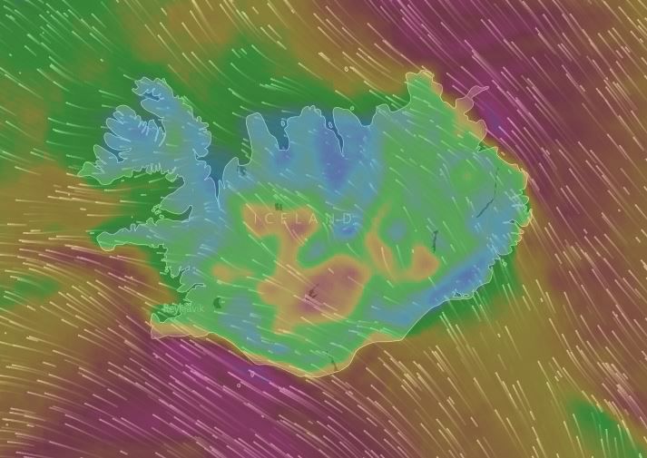 Í dag verður vonskuveður á landinu.