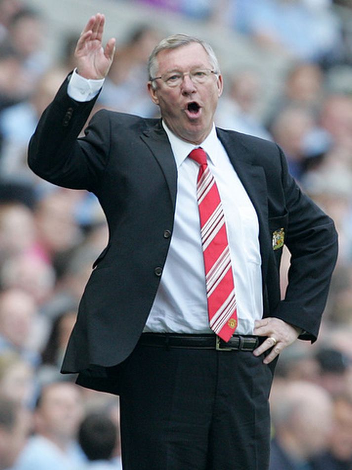 Sir Alex Ferguson, stjóri Manchester United.