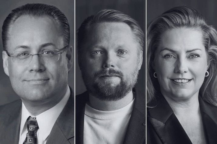 Dr. Tomas M. Hult, prófessor við Michigan State University og Daði Guðjónsson, forstöðumaður markaðssamskipta hjá Íslandsstofu flytja erindi á ÍMARK. Katrín M. Guðjónsdóttir formaður ÍMARK stýrir fundinum.