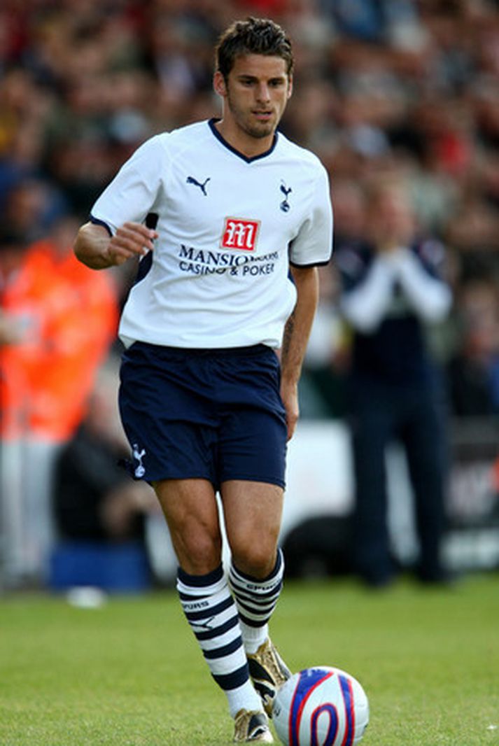 David Bentley í leik með Tottenham.