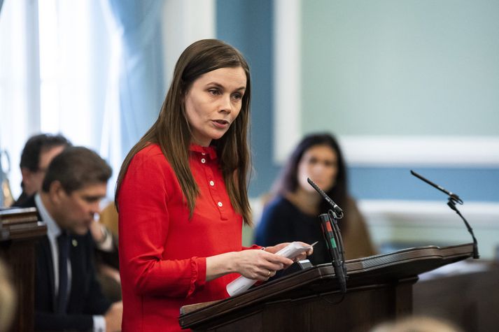 Katrín Jakobsdóttir, forsætisráðherra.