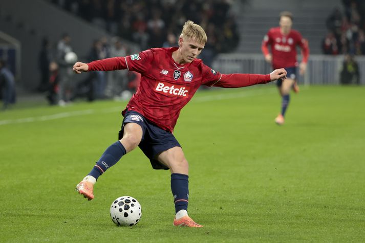 Hákon Arnar Haraldsson og félagar í Lille gera harða atlögu að því að komast í Meistaradeild Evrópu á næsta tímabili.